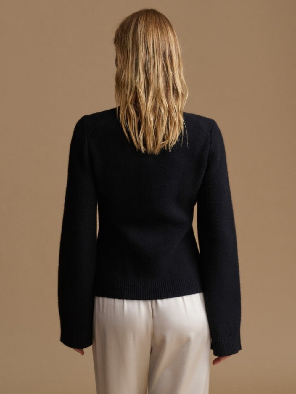 NWT Jenni Kayne Cooper Cardigan Sweater Black Medium/Small - Picture 10 of 13